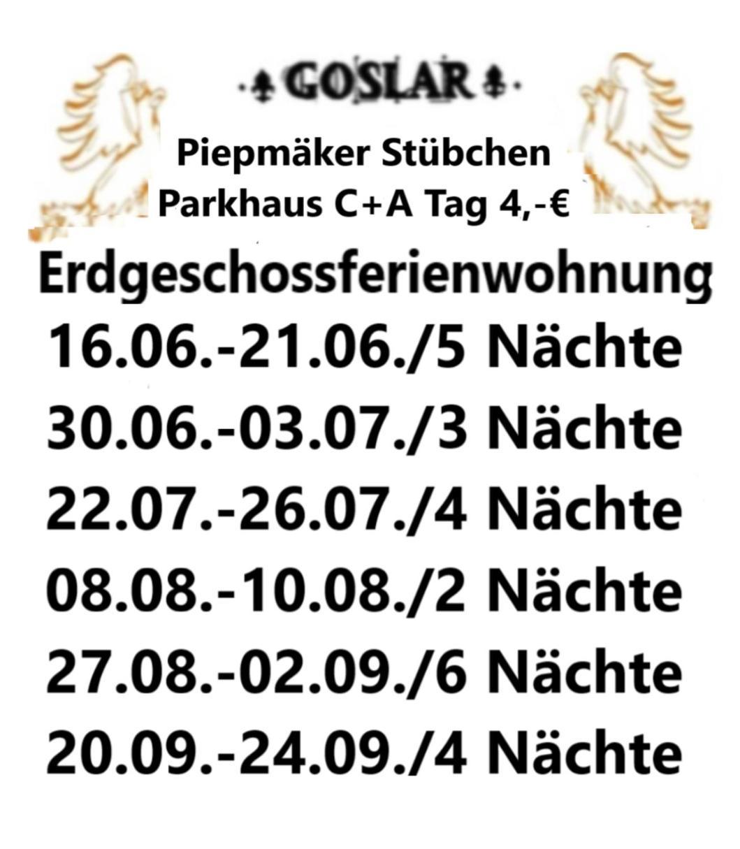 Piepmaeker Stuebchen Apartment Goslar Ngoại thất bức ảnh